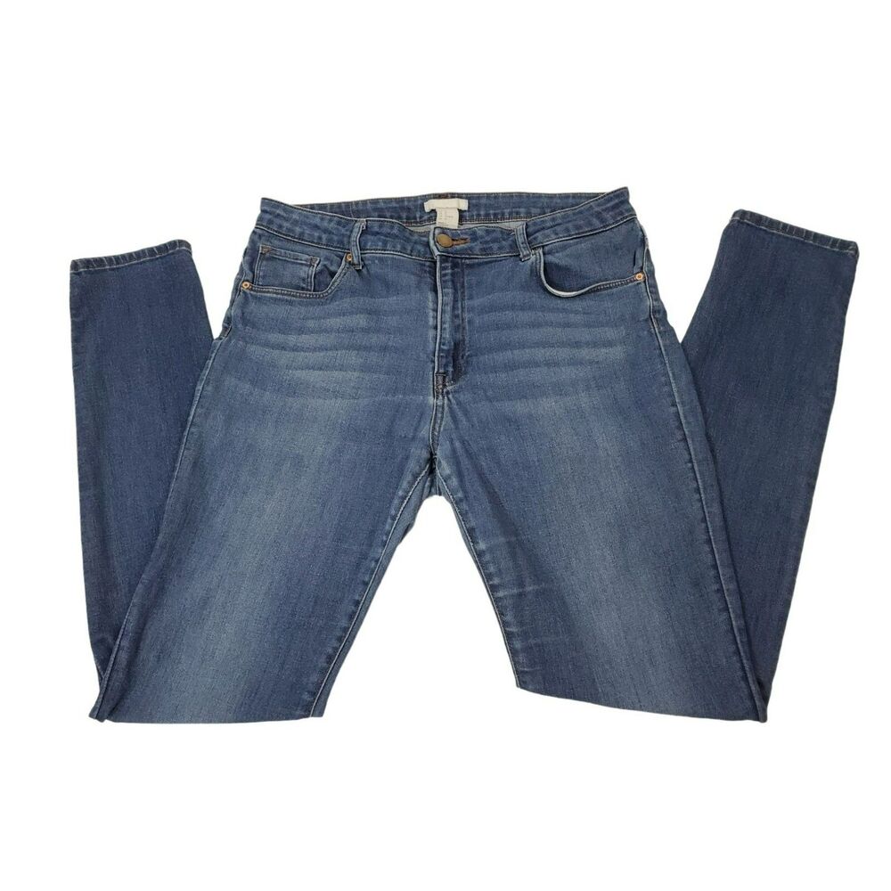 H&M‎ Womens 12 30x30 Blue Jeans